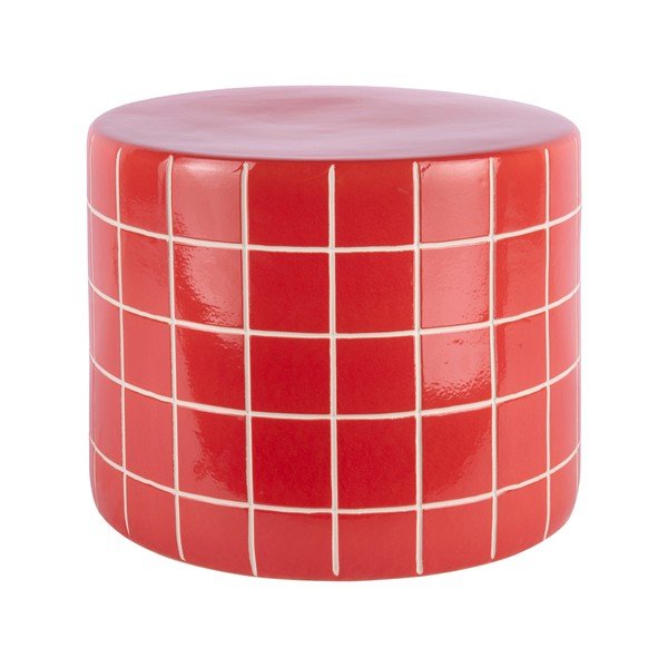 Keramična okrogla stranska mizica ø 42 cm Retro Tiles – Leitmotiv