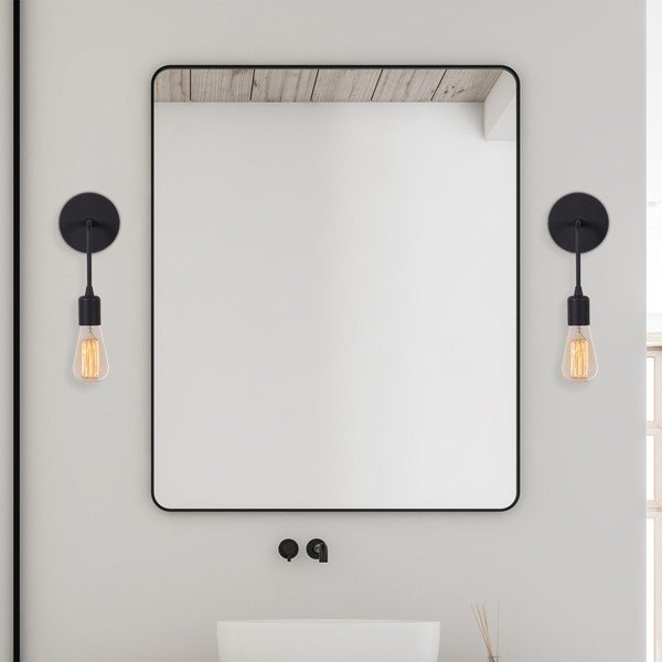 Mat črna stenska svetilka Dartini – Opviq lights-image-4