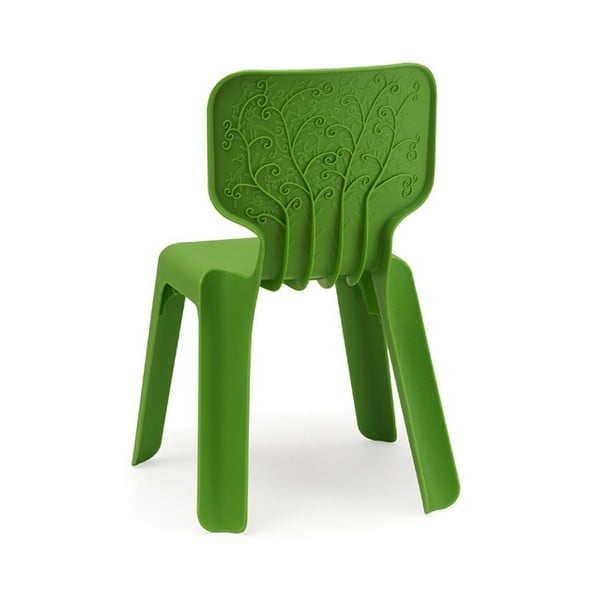 Otroški zeleni zložljivi stol Magis Alma