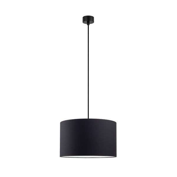 Črna viseča svetilka Sotto Luce Mika, ⌀ 40 cm