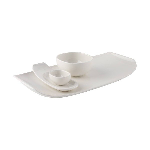 Bel kvadraten porcelanast krožnik Villeroy & Boch Urban Nature, 50 x 25 cm-image-3