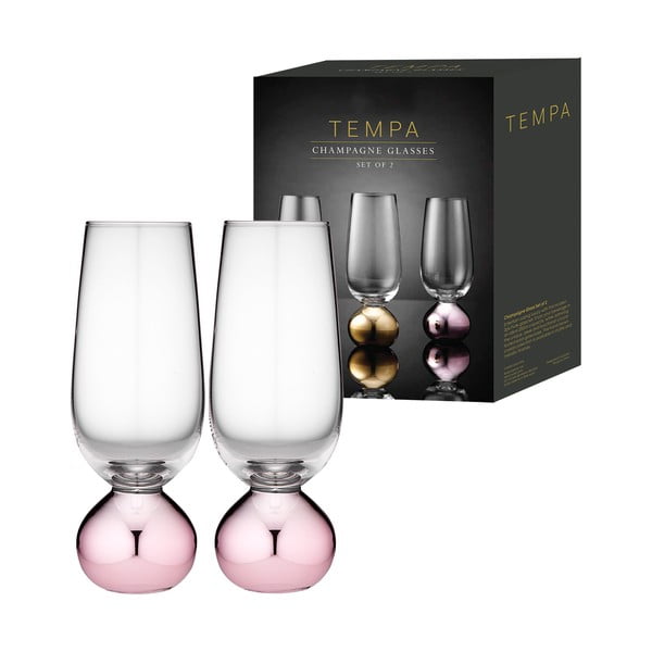 Kozarci za peneče vino 2 kos 250 ml Astrid Rose - Ladelle-image-2