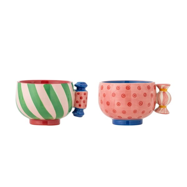 Lončene skodelice za espresso z božičnim motivom v kompletu 2 ks 250 ml Caramella – Bloomingville