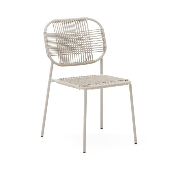 Bež kovinski vrtni stol Talaier – Kave Home