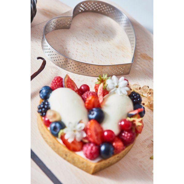 Pekač iz nerjavnega jekla za peko kupca Heart Ring, ø 18 cm-image-2