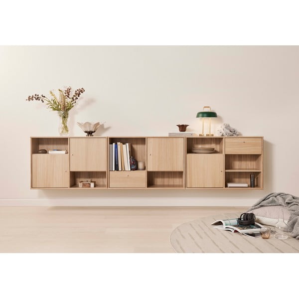 Nizka komoda v hrastovem dekorju 267x61 cm Mistral - Hammel Furniture-image-4