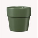 Temno zelen keramičen cvetlični lonček Big pots Lima, ø 10 cm