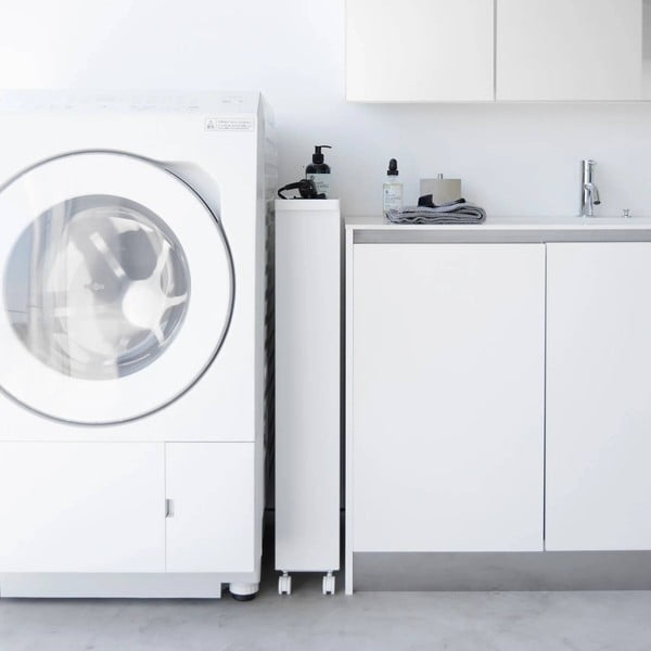 Mat bela jeklena kopalniška polica 48x80,5 cm Tower – YAMAZAKI-image-3