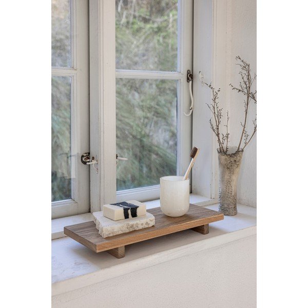 Kremno bel steklen lonček za zobne ščetke Opal – Mette Ditmer Denmark-image-3