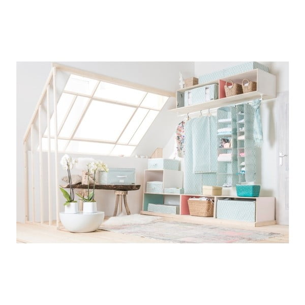 Zelen organizator za omaro z 9 predali Kompaktnik, širina 15 cm-image-1