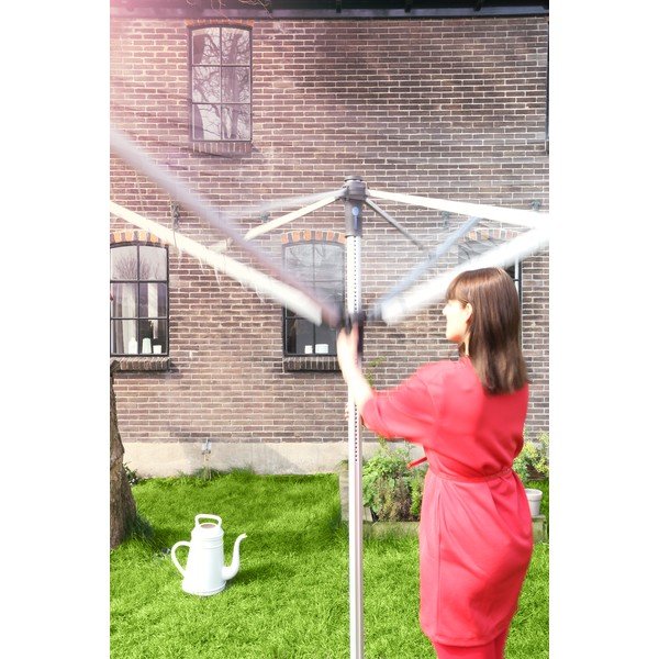 Vrtno stojalo za sušenje perila v srebrni barvi 50 m Lift-o-Matic Advance – Brabantia-image-4