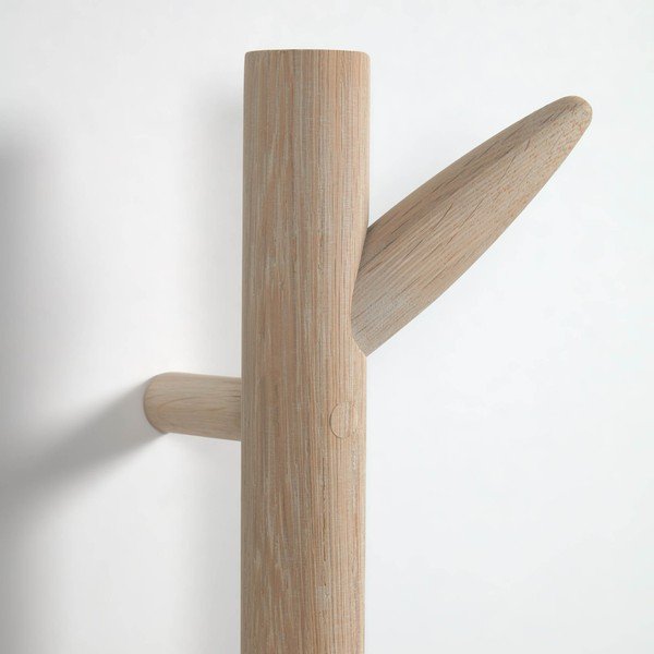 Stenski obešalnik iz brezovega lesa Kave Home Natane-image-3