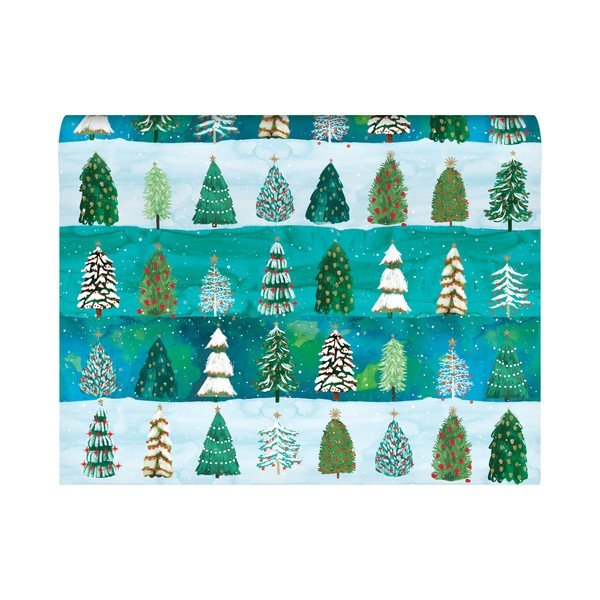 Darilni papir v kompletu 5 ks z božičnim motivom 69,5x48,5 cm Wild Winter Forest – Roger la Borde-image-1