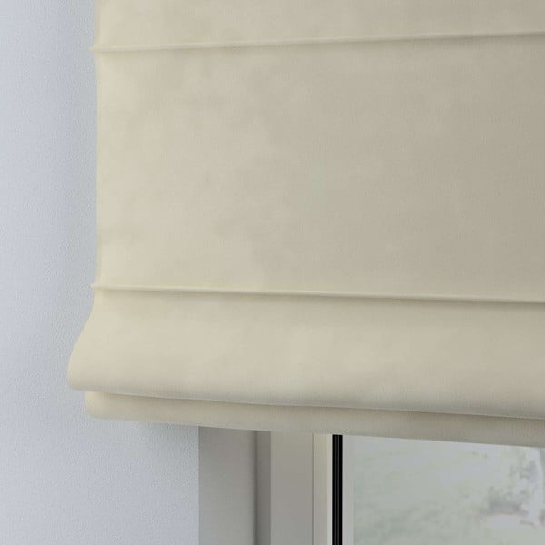 Bež gubani rolo 170x100 cm Posh Velvet - Yellow Tipi-image-1