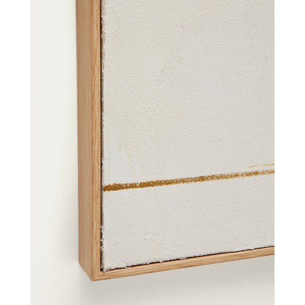 Ročno naslikana slika z okvirjem/na platnu 80x100 cm Salin – Kave Home-image-3
