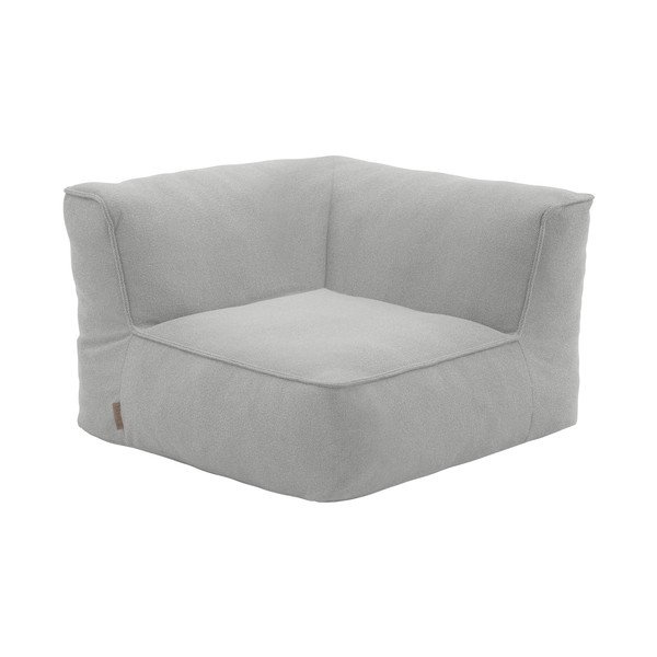 Svetlo siv modul vrtne sedežne garniture iz tkanine bouclé (s kotom po izbiri) Grow – Blomus