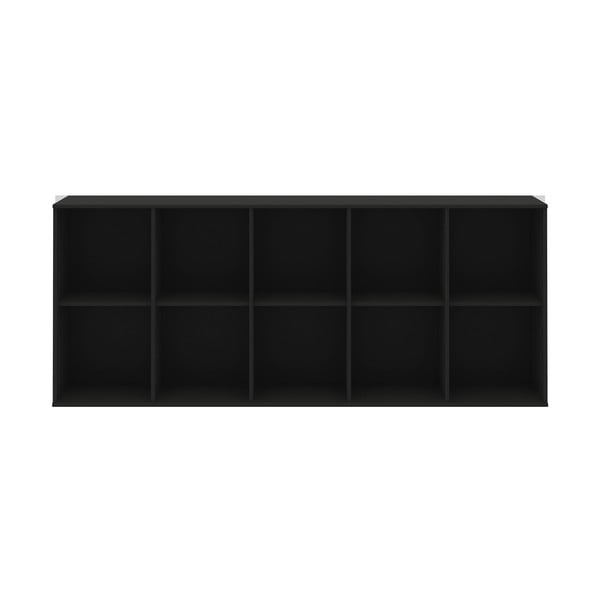 Črn modularni sistem polic 169x69 cm Mistral Kubus - Hammel Furniture