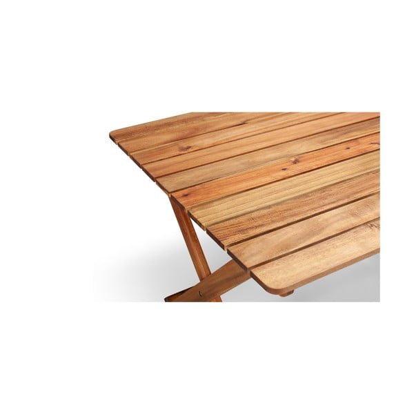 Vrtna miza iz akacijevega lesa Bonami Essentials Natur, 88 x 114 cm-image-3