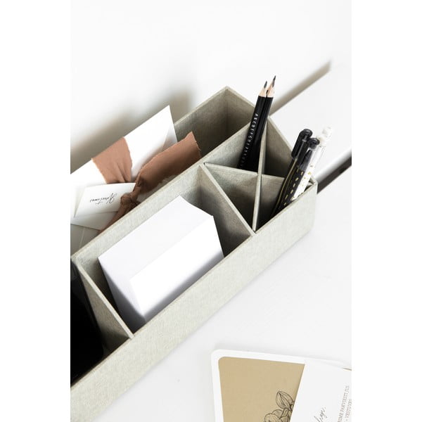 Kartonast organizator za pisalne potrebščine Elisa Canvas Paper Laminate – Bigso-image-2