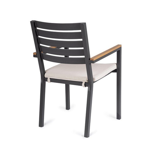 Antracitno siv kovinski vrtni stol Henna – Bizzotto-image-4