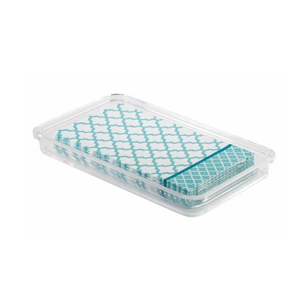 Pladenj za brisače iDesign Clarity, dolžina 25 cm