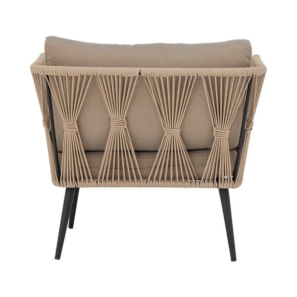 Bež oblazinjen vrtni fotelj Pavone – Bloomingville-image-3