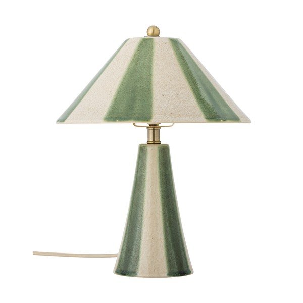 Keramična namizna svetilka s keramičnim senčilom (višina 35 cm) Olive – Bloomingville