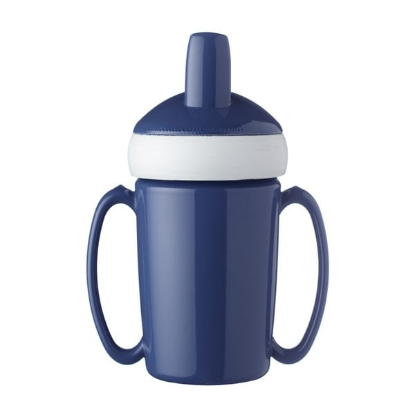 Modra otroška steklenička za vodo Mepal Trainer Mug, 200 ml