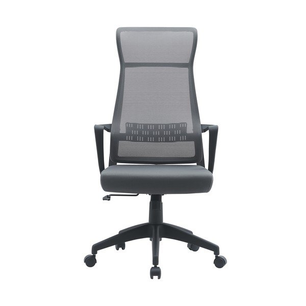 Siv oblazinjen pisarniški stol Hoboken – Yes Everyday-image-1