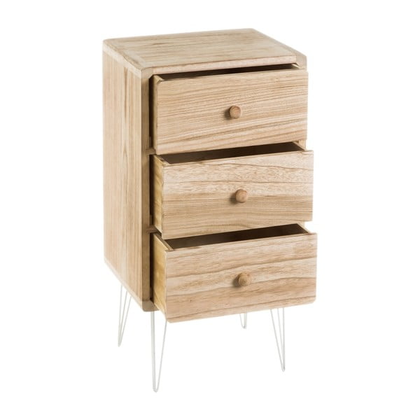 Nočna omarica iz eksotičnega lesa Natural Way – Casa Selección-image-1