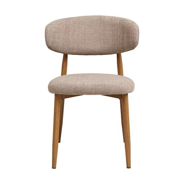 Bež/v naravni barvi oblazinjen jedilni stol Levanto – House Nordic-image-3