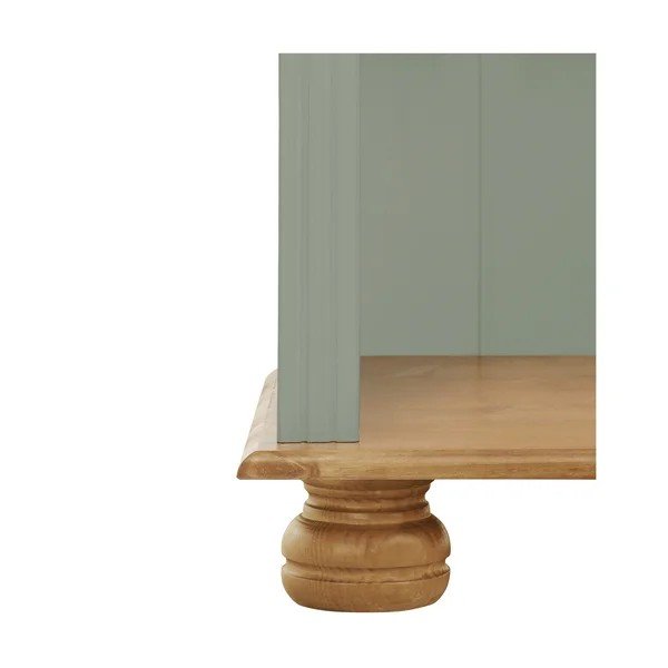 Zelen/v svetli naravni barvi regal iz masivnega bora 77x181x31 cm Mette – Støraa-image-4