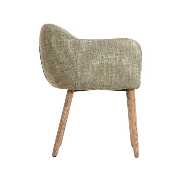 Svetlo zeleni oblazinjeni jedilni stoli v kompletu z nasloni za roke 2 ks Blaine – Light & Living-image-3