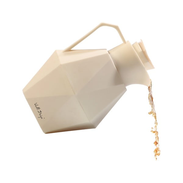Kremasto bela termovka Vialli Design Geo, 1 l-image-2