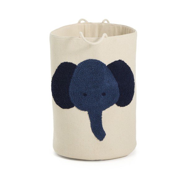Slonokoščena tekstilna otroška škatla za shranjevanje ø 35x50 cm Tandani – Kave Home