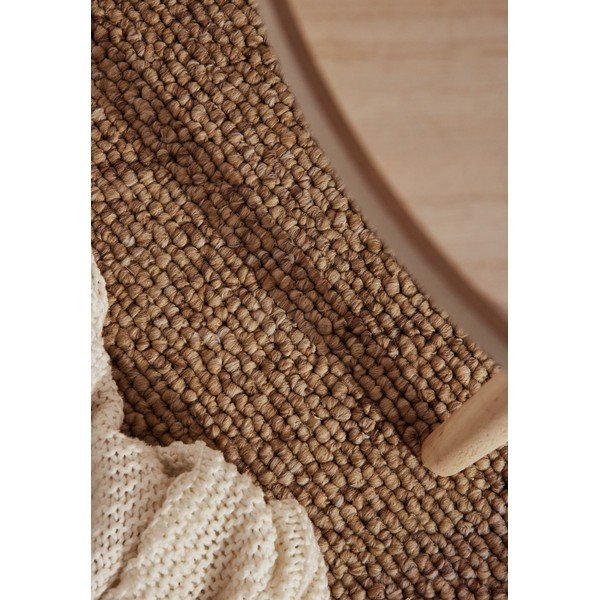 Svetlo rjava pralna preproga 80x150 cm Rocco Caramel – Elle Decoration-image-3