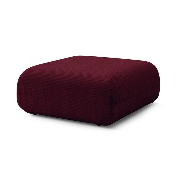 Bordo rdeč žametni podstavek za noge Lecomte - Bobochic Paris-image-3