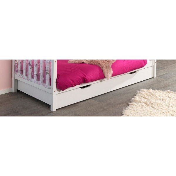 Bel otroški predal za pod posteljo 90x200 cm Dallas – Vipack-image-1
