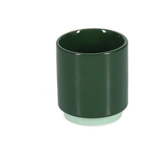 Temno zelena skodelica za espresso iz kamenine 130 ml Duo – ONA