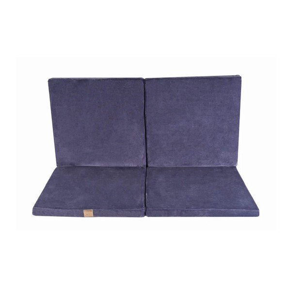 Prašno modra otroška igralna podloga 120x120 cm – Meowbaby-image-1