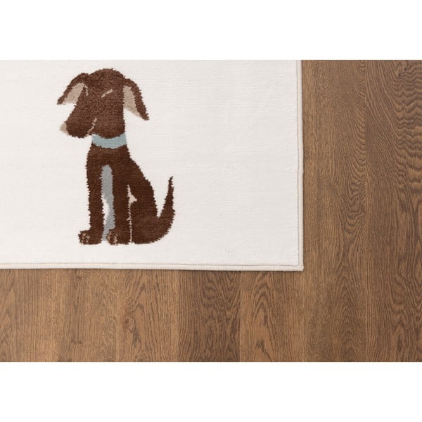 Slonokoščena otroška preproga 80x150 cm Dogsie Pearl – FD-image-3