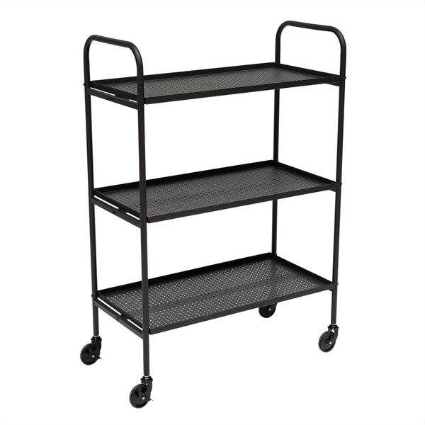 Jeklen servirni voziček na kolesih 37,5x75 cm Maki – OYOY Living Design