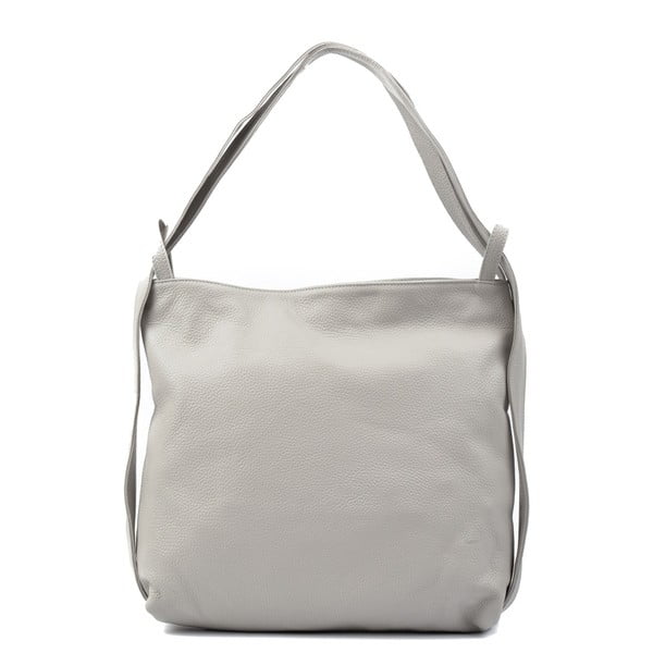 Svetlo sivo usnje Isabella Rhea Jessica torbica