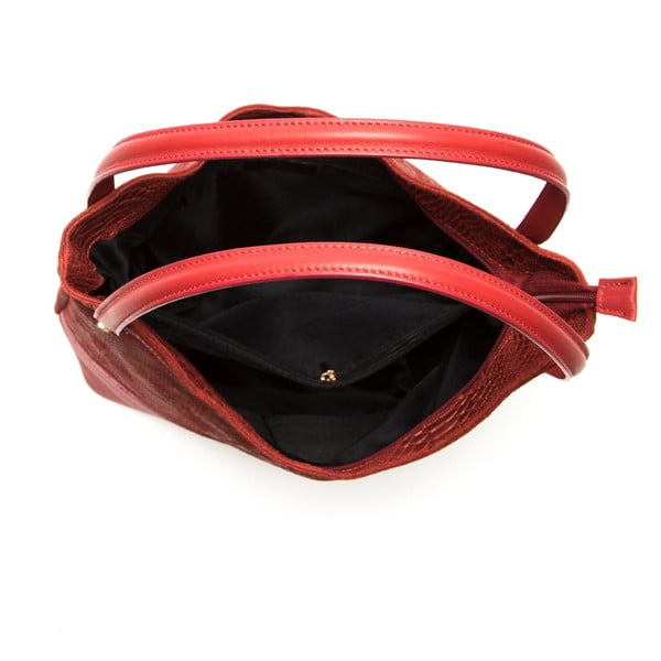 Usnjena torbica Sofia Cardoni Adona, rosso-image-4