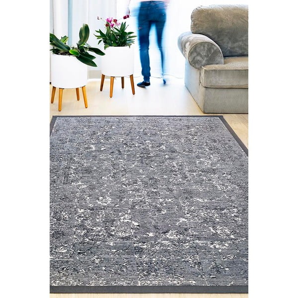 Siva obojestranska preproga Narma Sagadi, 80 x 250 cm-image-3