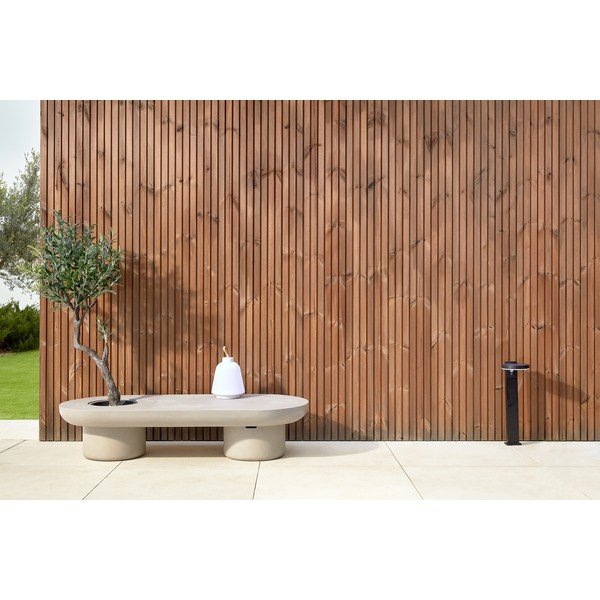 Vrtna betonska miza Kave Home Taimi, 140 x 60 cm-image-1