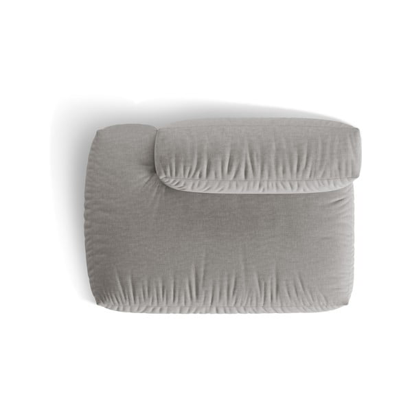 Temno moder žameten modul za sedežno garnituro (levi kot) Martina – Micadoni -image-3