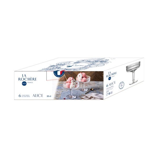 Steklena skledica za sladoled 370 ml – La Rochére-image-3