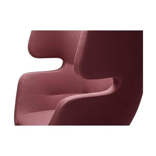 Roza vrtljiv fotelj Softline Moai-image-1