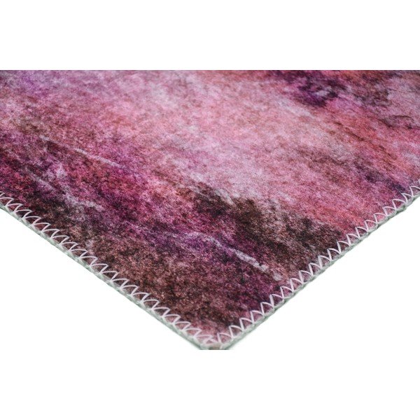 Belo-rožnata pralna preproga 80x150 cm - Vitaus-image-2